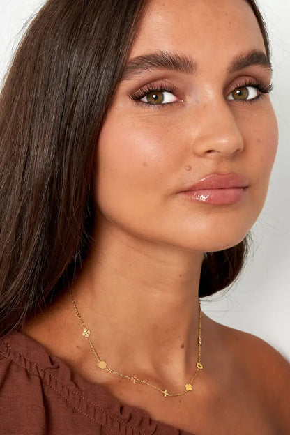 Ketting bedels goud