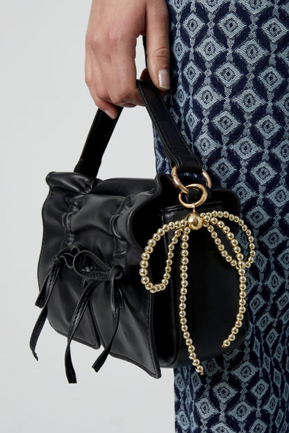 Bagcharm beaded bow