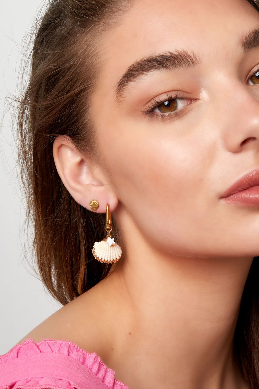 Ear-studs Schelp