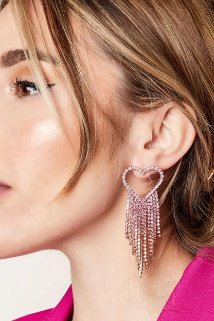 Oorbellen Holiday Hearts Roze