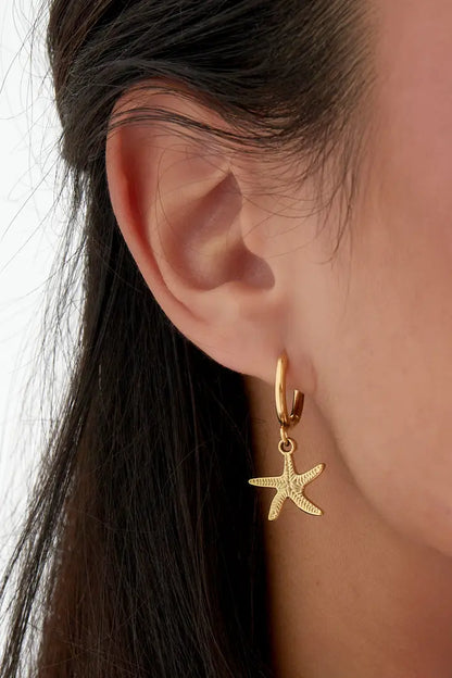 Oorbellen simple starfish