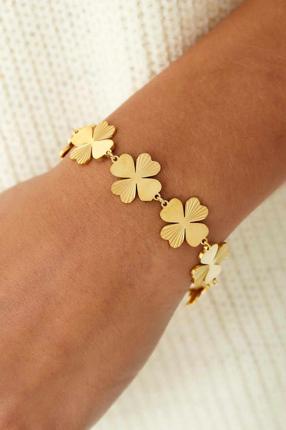 Armband Bold Clovers