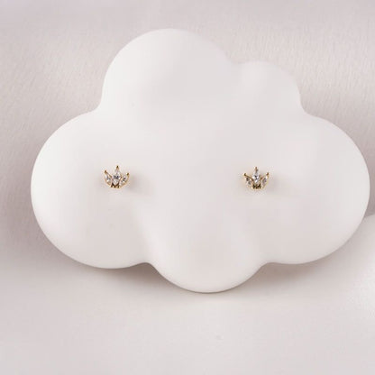 Oorbellen Leaf crown
