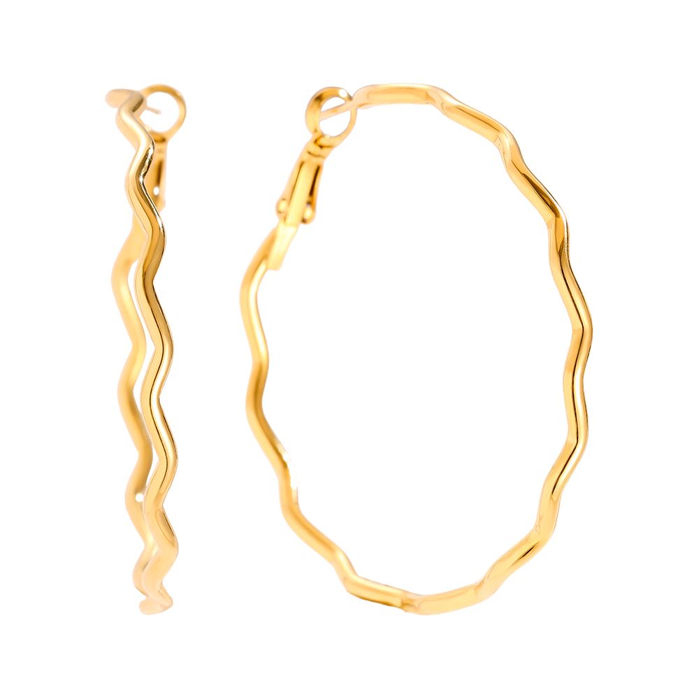 Oorbellen Z-line hoops