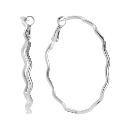 Oorbellen Z-line hoops