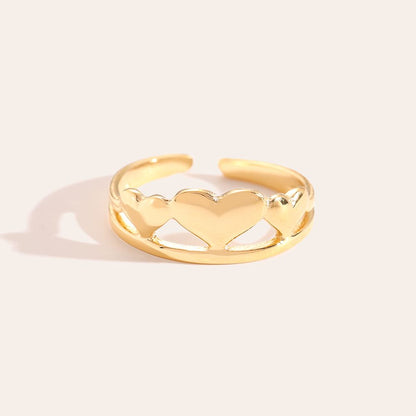 Ring hearts crown