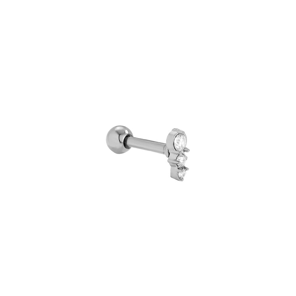 Piercing three sparkling dots
