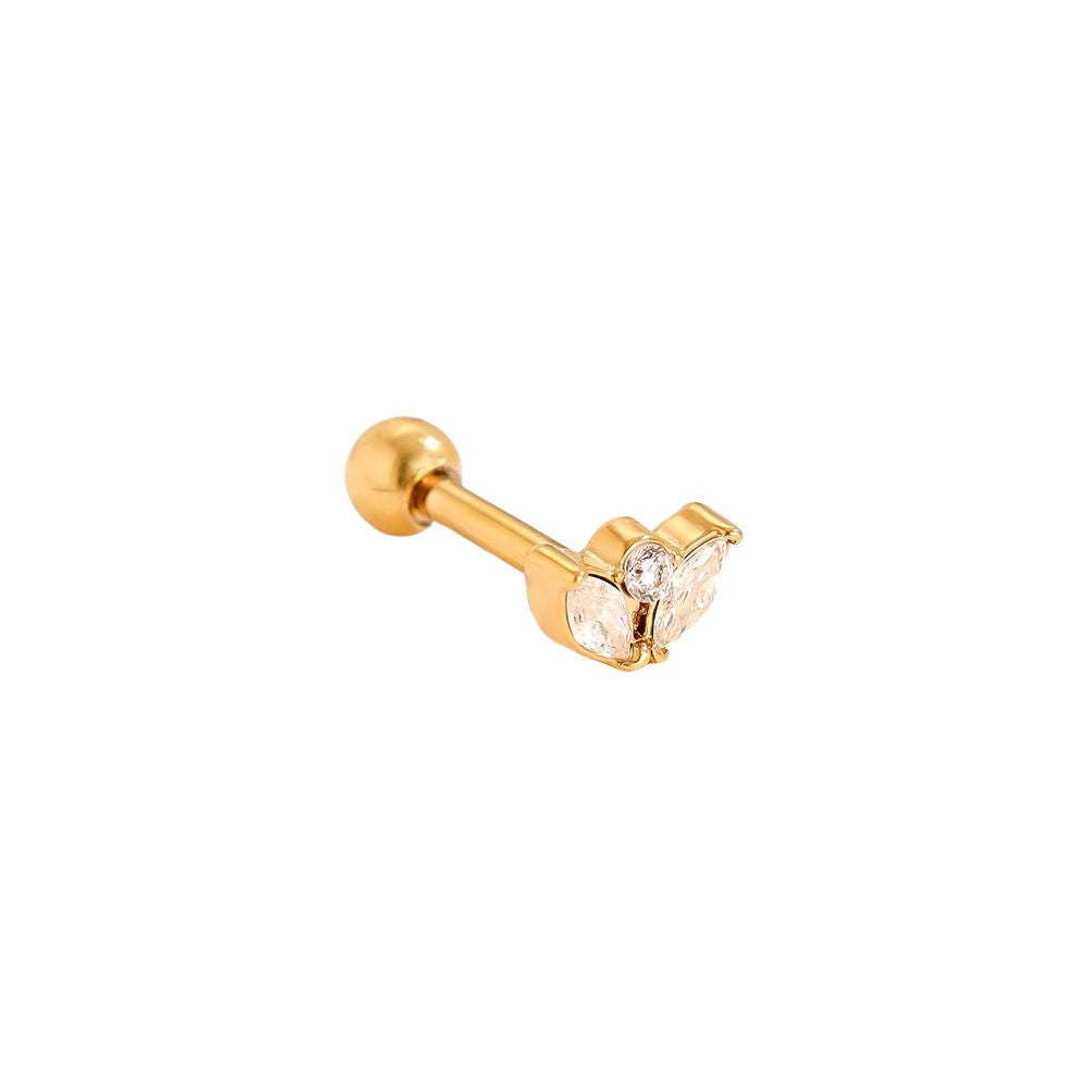 Piercing diamond crown