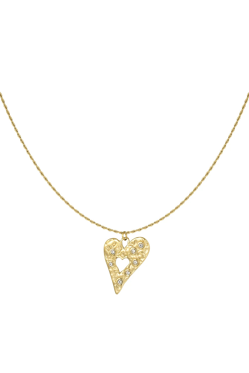 Ketting Crystal Heartline