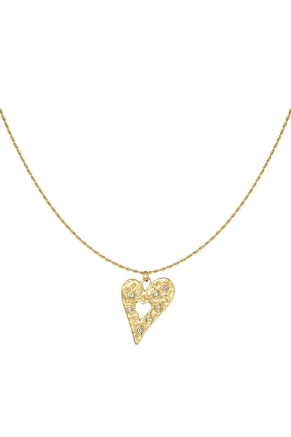 Ketting Crystal Heartline