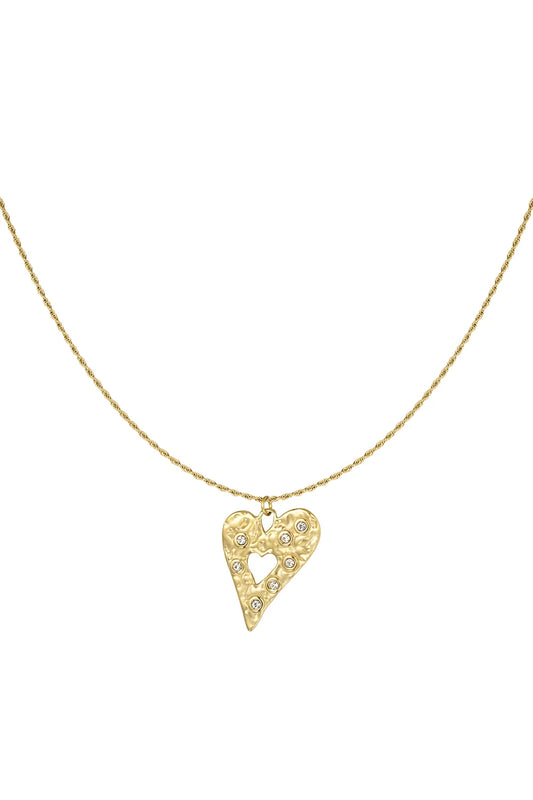 Ketting Crystal Heartline