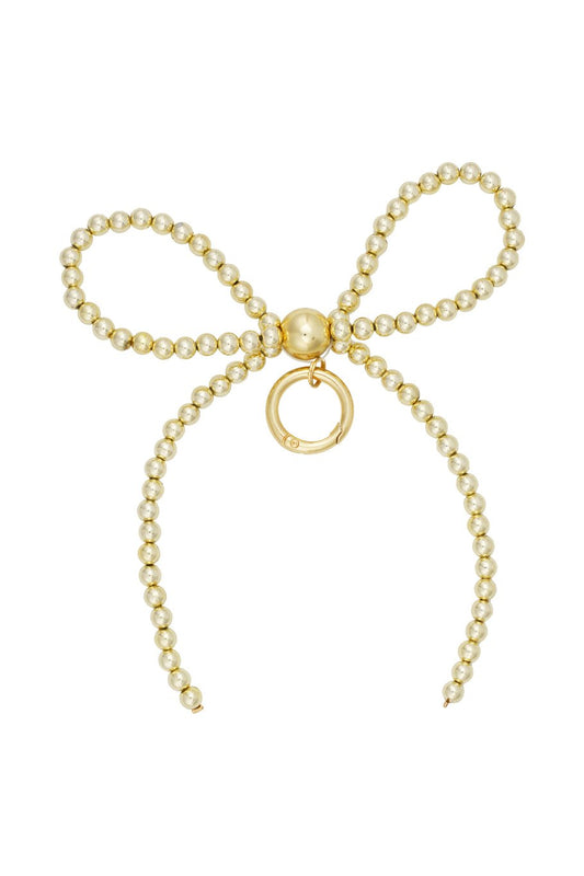 Bagcharm beaded bow