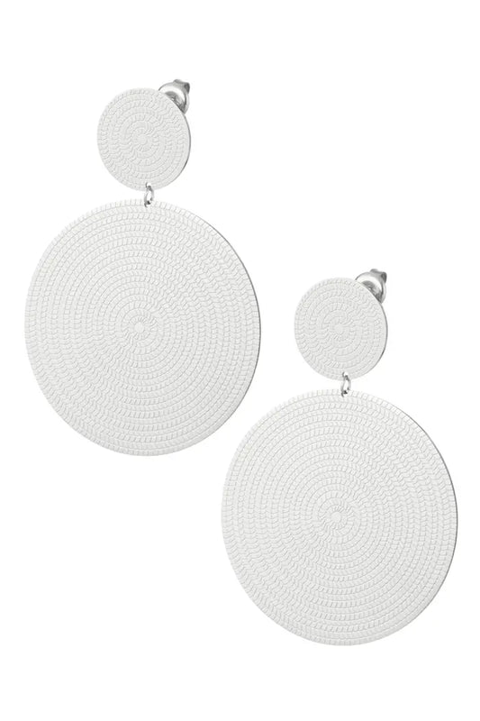 Oorbellen flat circles