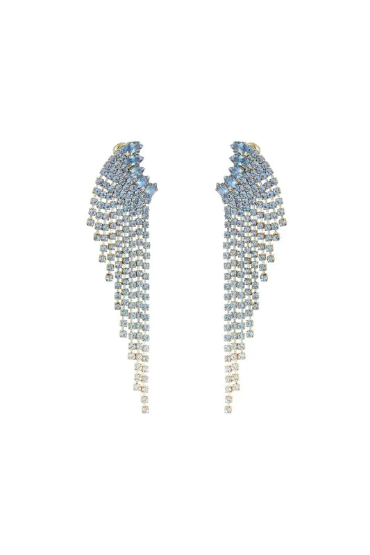 Oorbellen Fairy Wings Blauw