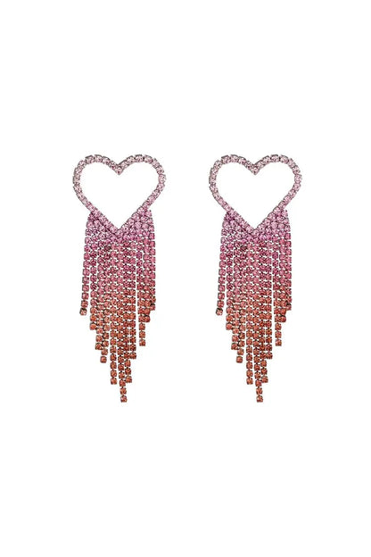 Oorbellen Holiday Hearts Roze