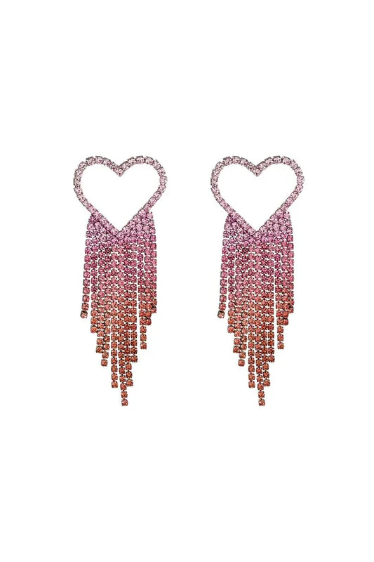 Oorbellen Holiday Hearts Roze