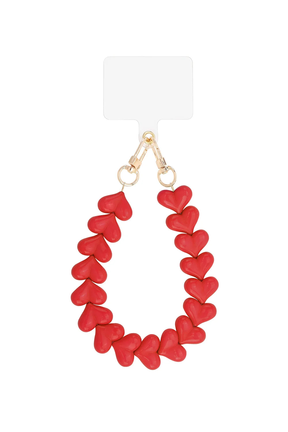Telefoonkoord Hearts - Rood