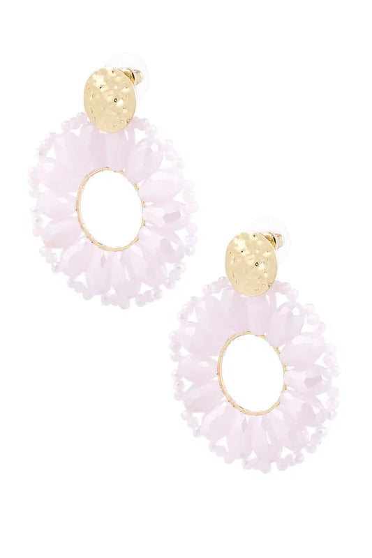 Oorbellen Statement Madelief Roze