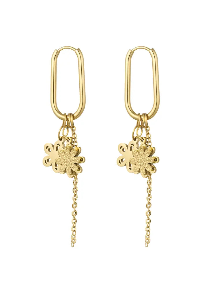 Oorbellen Flower charms