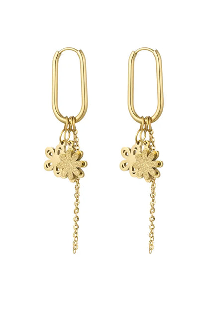 Oorbellen Flower charms