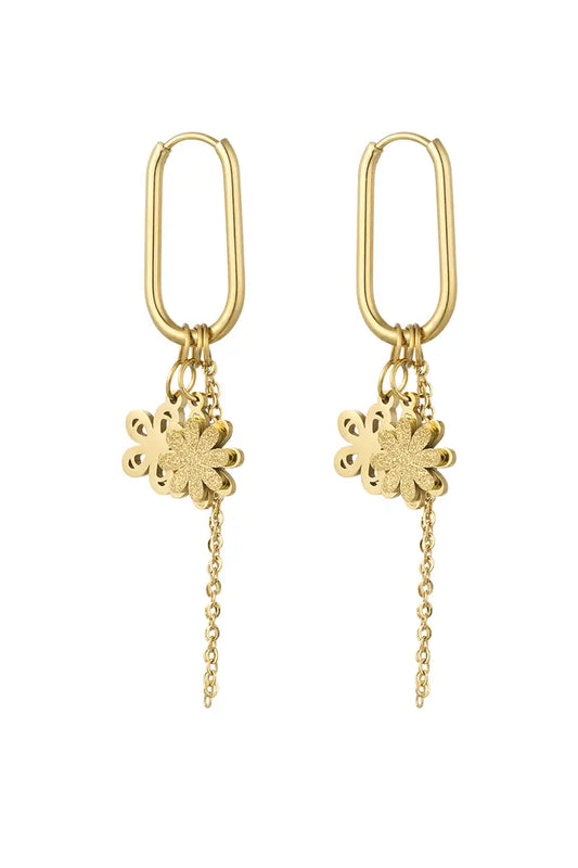 Oorbellen Flower charms