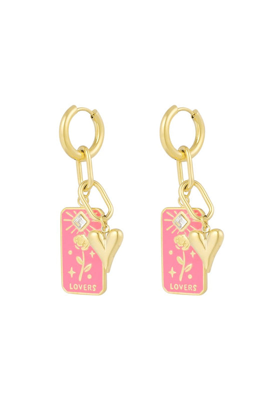 Oorbellen Rose Lovers