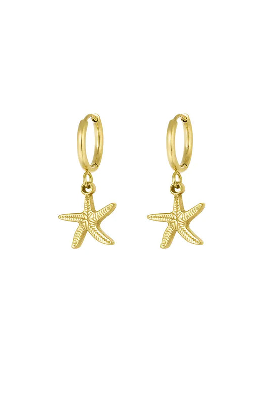 Oorbellen simple starfish