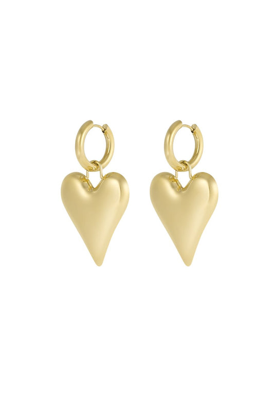 Oorbellen XL heart