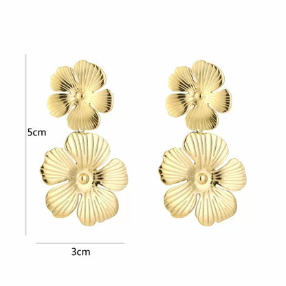 Oorbellen Double Flower