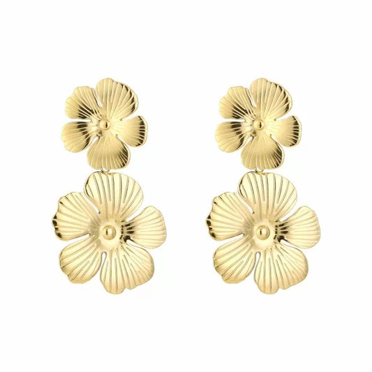 Oorbellen Double Flower