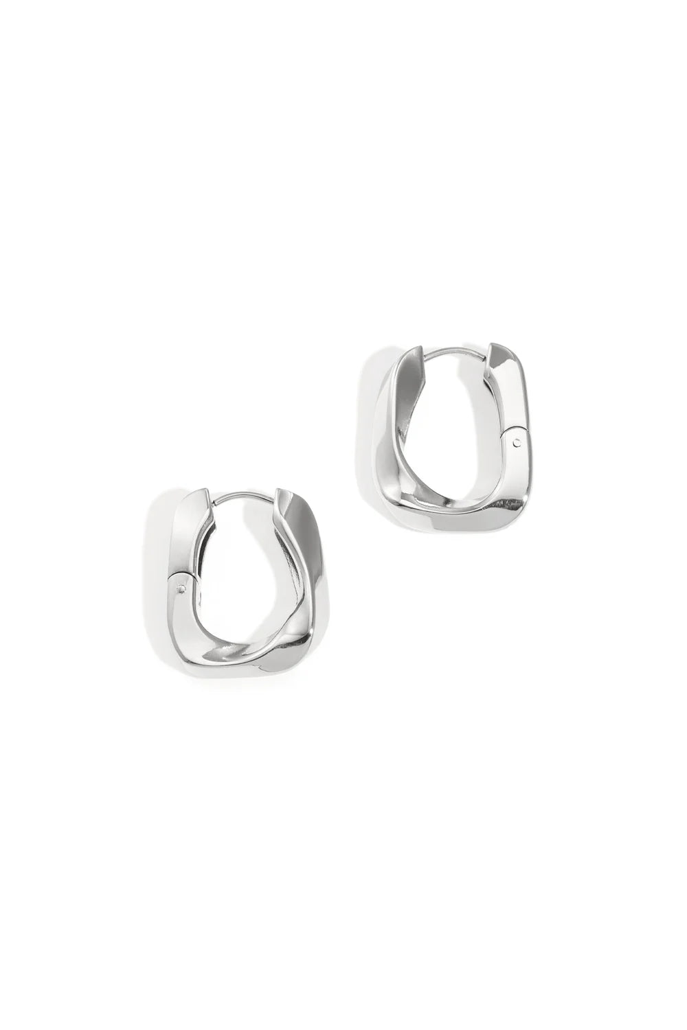 Oorbellen Sculpted Glow Hoops