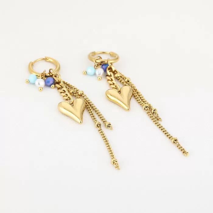 Oorbellen Summer Party - Blue