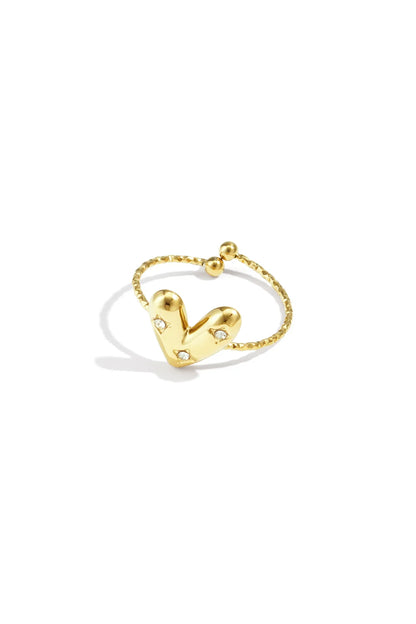 Spark Heart Ring