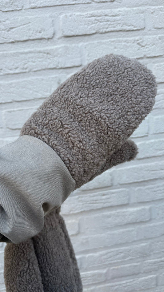 Wanten - Teddy taupe