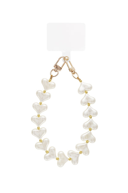 Telefoonkoord Hearts - Pearly