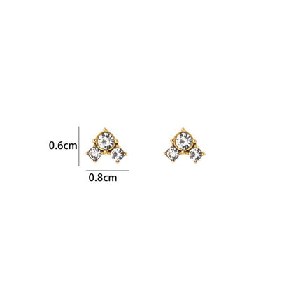 Oorstuds Trinity Sparkle