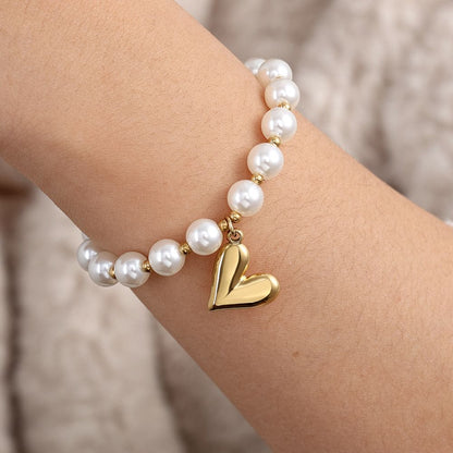 Armband Pearly Heart