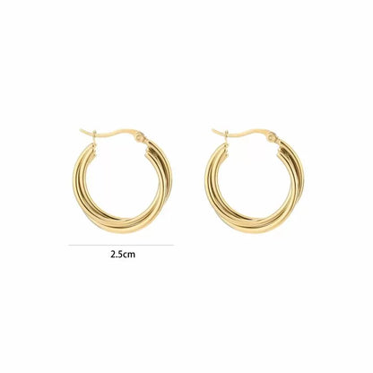 Oorbellen Twist & Shine