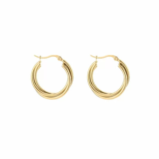Oorbellen Twist & Shine