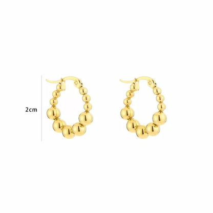 Oorbellen Oval Dots