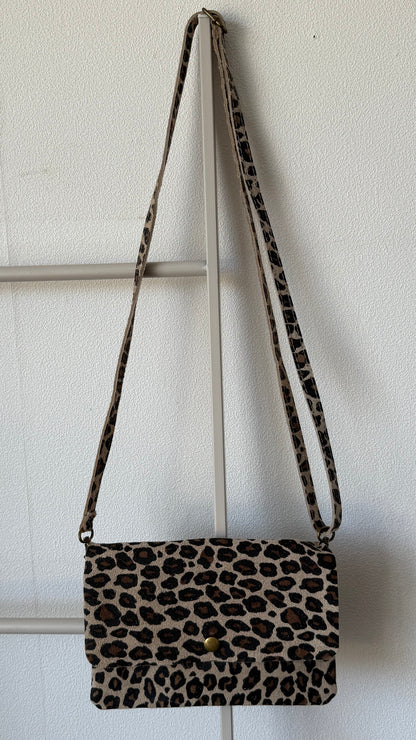 Vivi Bag - Small Leopard spots Beige
