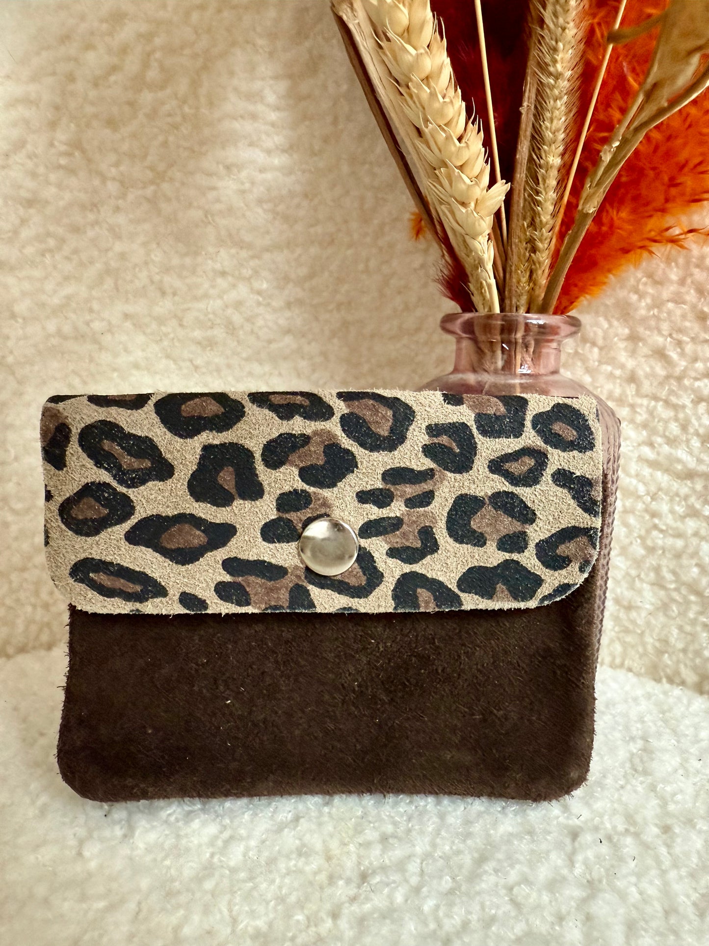Portemonneetje Leopard Vibes klein