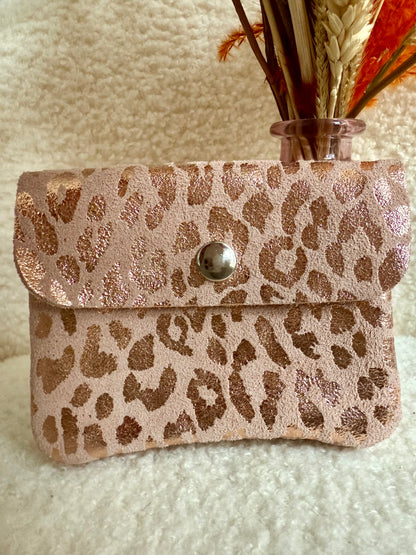 Portemonneetje Metallic Leopard Spots