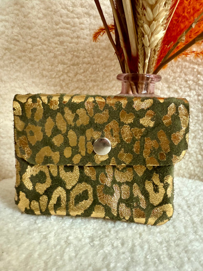 Portemonneetje Metallic Leopard Spots