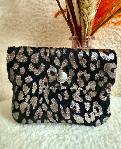 Portemonneetje Metallic Leopard Spots