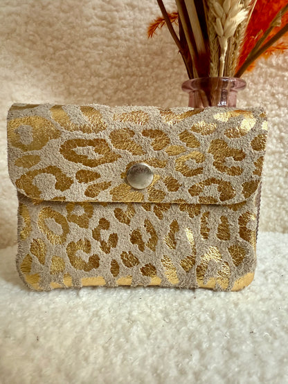 Portemonneetje Metallic Leopard Spots