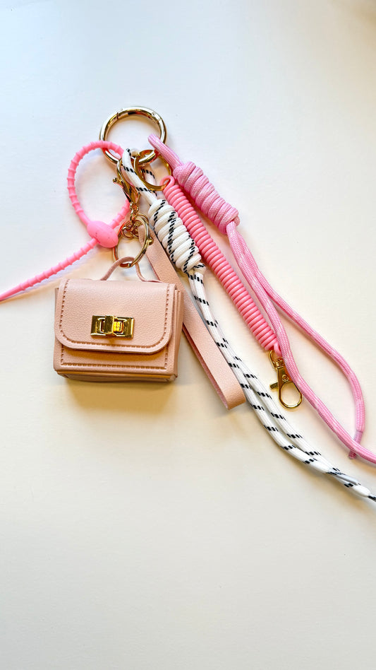 Bagcharm mini bag - roze