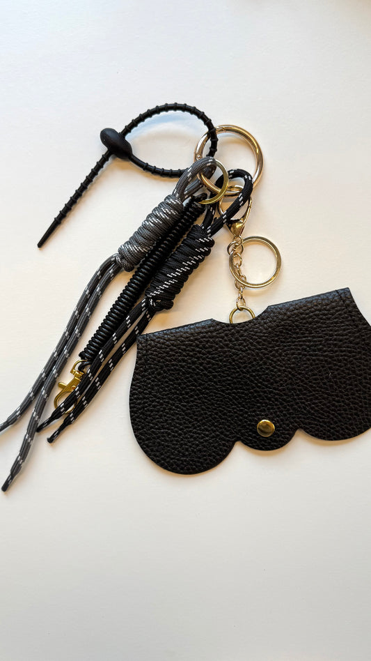 Bagcharm Zonnebrilhouder - Zwart