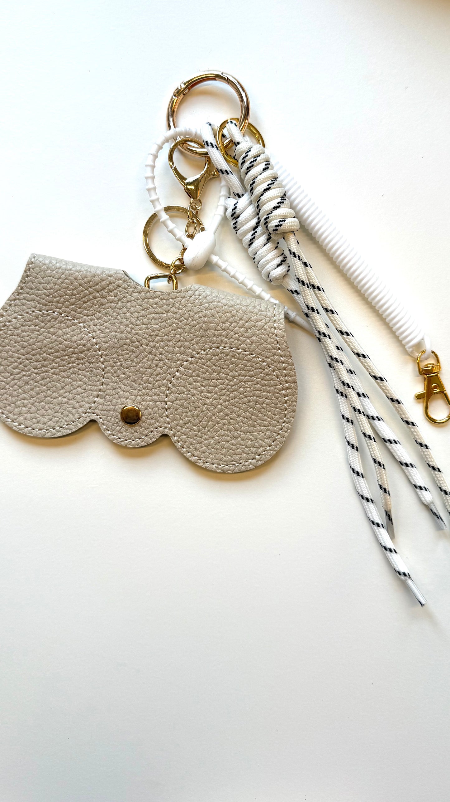 Bagcharm Zonnebrilhouder - Taupe