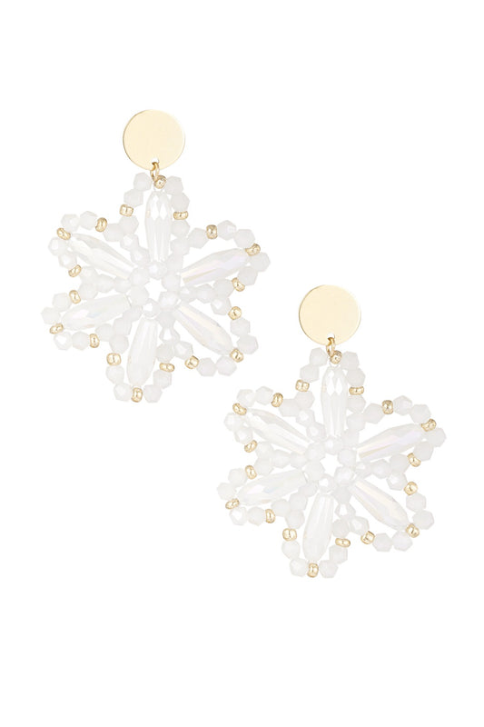 Oorbellen Floral Dreams - Wit